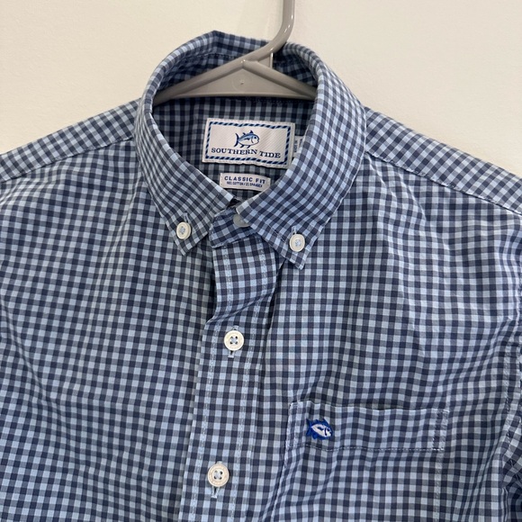 Boys Southern Tide Long Sleeve Button Down Shirt - Picture 2 of 3